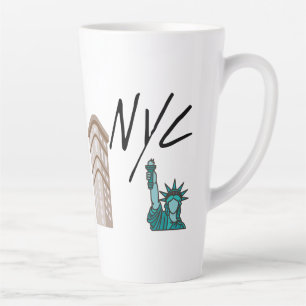 NYC NEW YORK CITY LATTE MUG