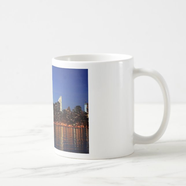 NYC New York City Manhattan Night Coffee Mug (Right)