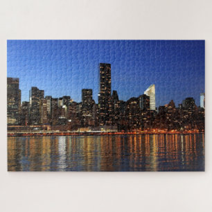 NYC New York City Manhattan Night Jigsaw Puzzle