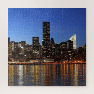 NYC New York City Manhattan Night Jigsaw Puzzle