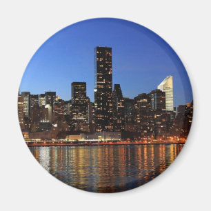 NYC New York City Manhattan Night Magnet