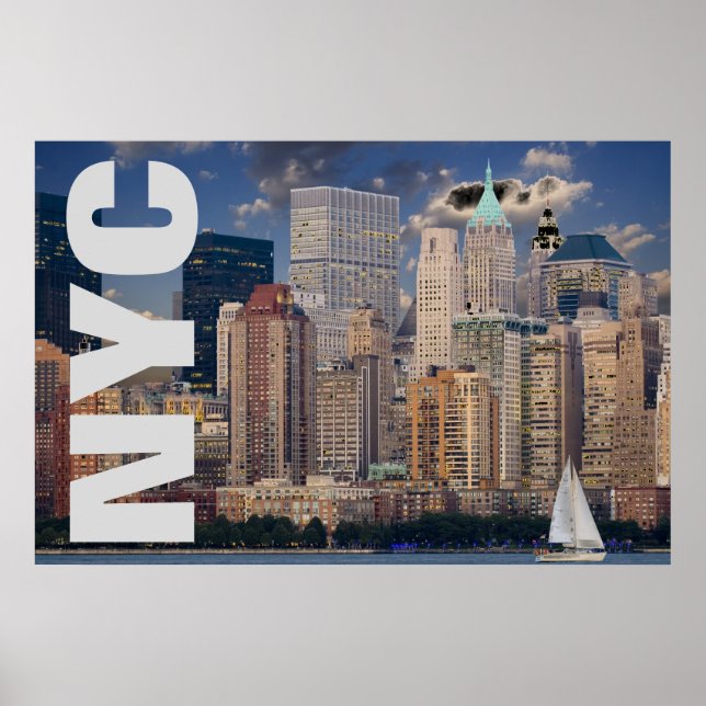 NYC New York City Manhattan Poster (Front)