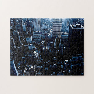 NYC New York City Manhattan Skyscrappers Jigsaw Puzzle