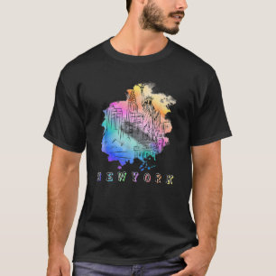 NYC New York City Skylines Statue Of Liberty T-Shirt