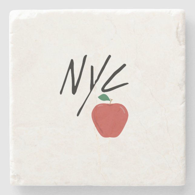 NYC NEW YORK CITY STONE COASTER (Front)