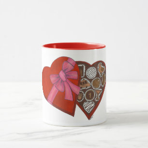 NYC New York City Valentine Box of Chocolates Mug
