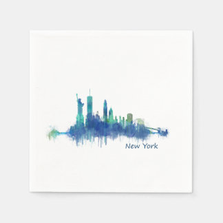 NYC New York Skyline v5 Napkin