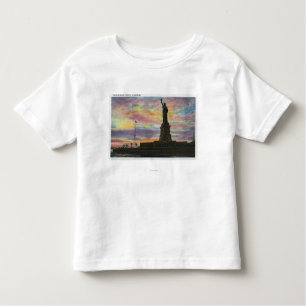 NYC, New YorkSunrise View of Statue of Liberty Toddler T-Shirt