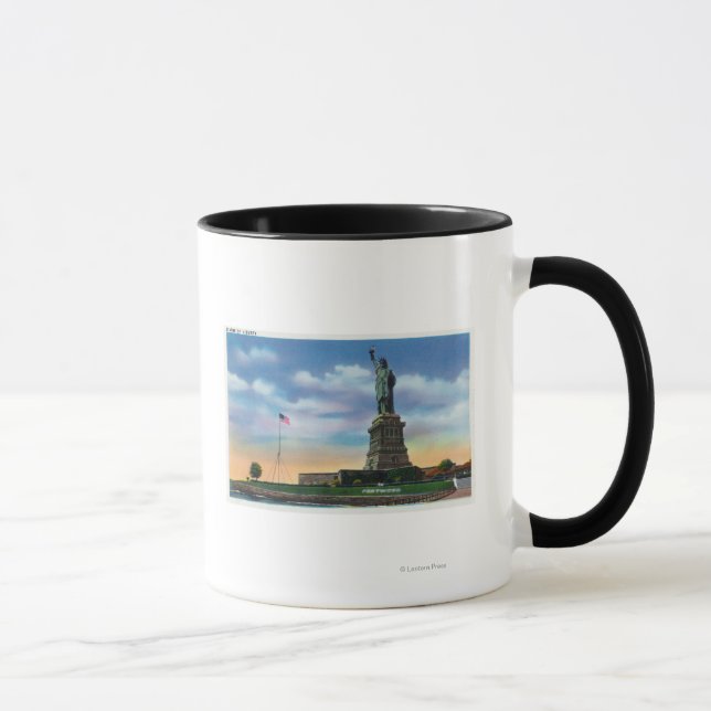 NYC, New YorkView of the Statue of Liberty Mug (Right)