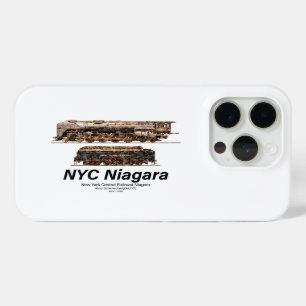 NYC Niagara – American Train Steam Locomotive iPhone 15 Pro Case