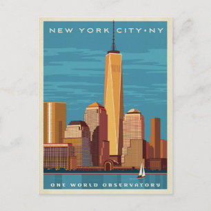 NYC - One World Observatory Postcard