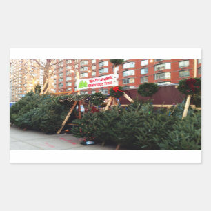 NYC Organic Christmas Trees Tree Stand Stickers