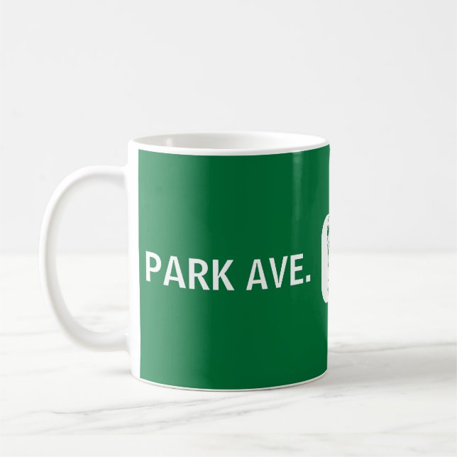 NYC Park Ave. Coffee Cup New York Manhattan Street (Left)