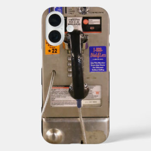 NYC Public Telephone Payphone iPhone 16 Case