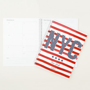NYC   Red, White & Blue Design Planner