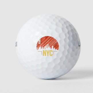 NYC Retro Style Golf Balls