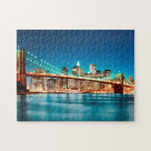 NYC Sights Skyline City Sights New York Cityscape Jigsaw Puzzle