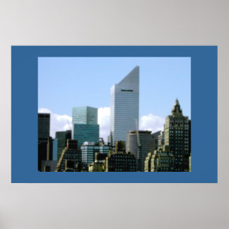 NYC SKYLINE - CITICORP BUILDING POSTER