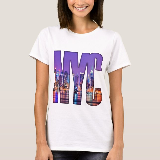 NYC Skyline (Dark) T-Shirt (Front)