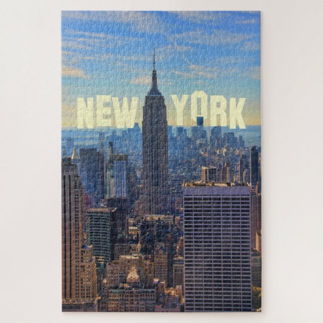 NYC Skyline ESB, World Trade 2C Jigsaw Puzzle (Vertical)