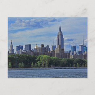NYC Skyline from the East River 002 Postcard