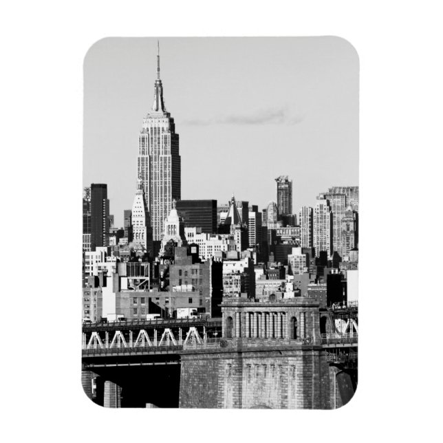 NYC Skyline II Magnet (Vertical)