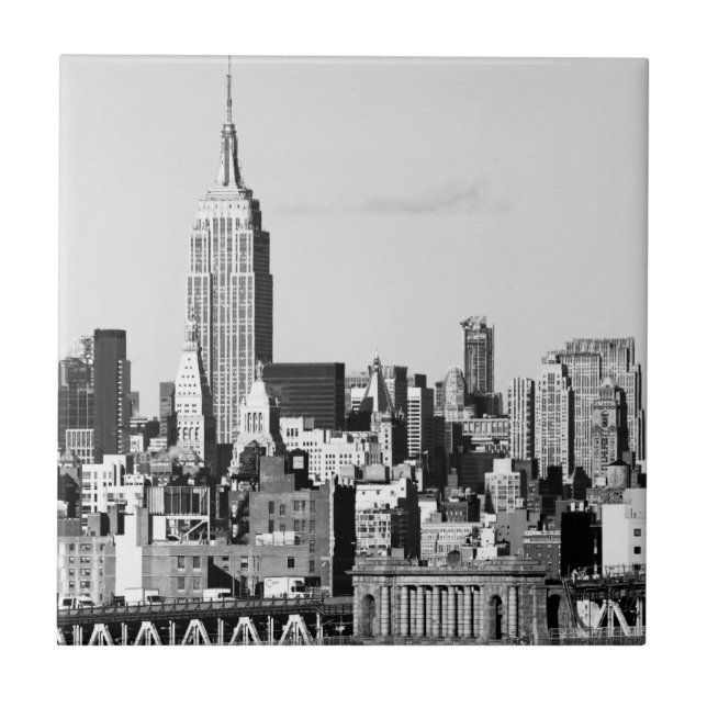 NYC Skyline II Tile (Front)