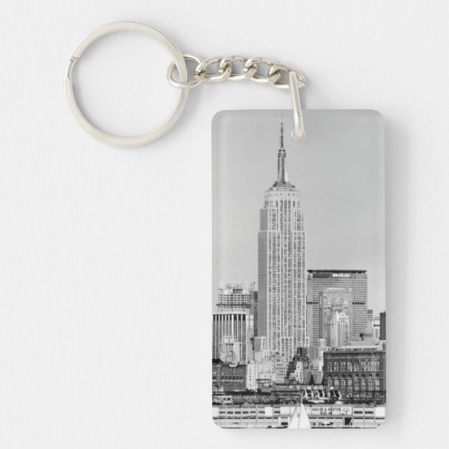 NYC Skyline IV Key Ring (Front)