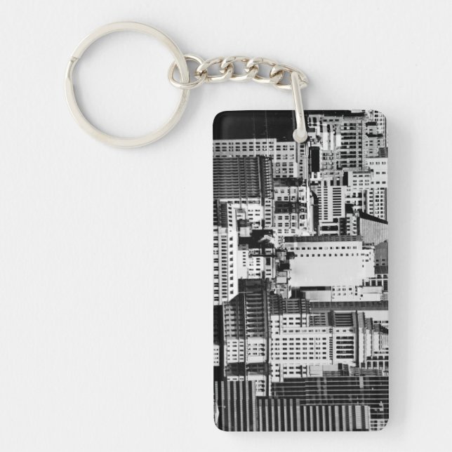 NYC Skyline IX Key Ring (Front)