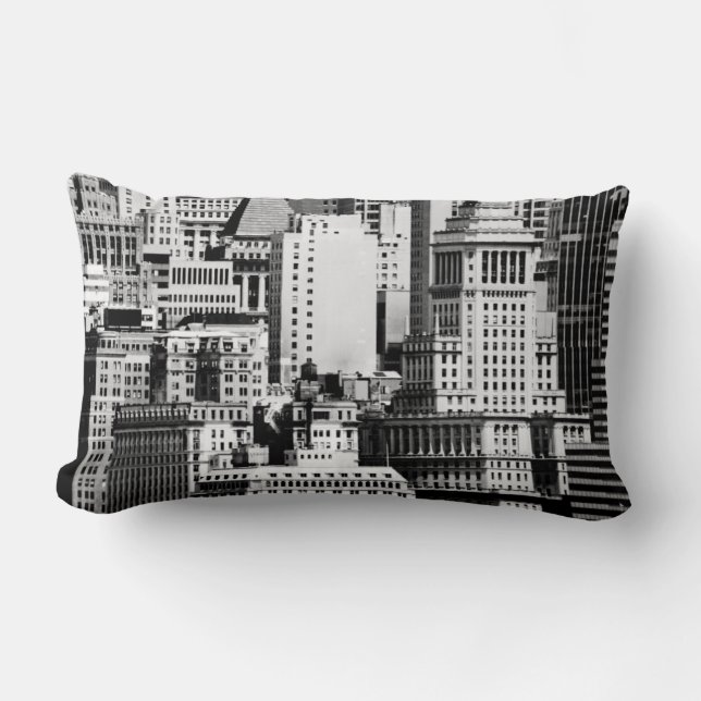 NYC Skyline IX Lumbar Cushion (Front)