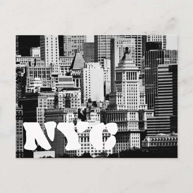 NYC Skyline IX Postcard (Front)