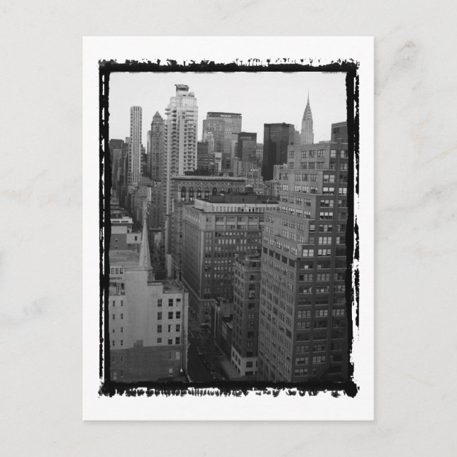 NYC Skyline Photo Postcard (Front)