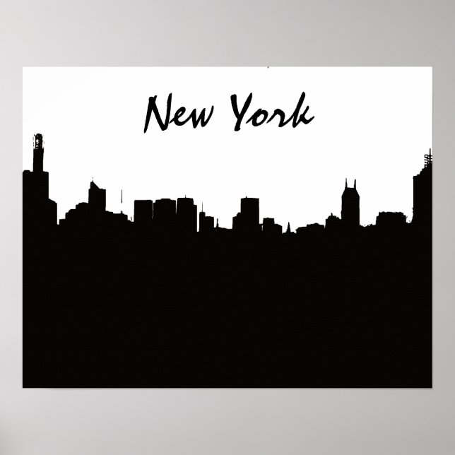 NYC Skyline Poster (Front)
