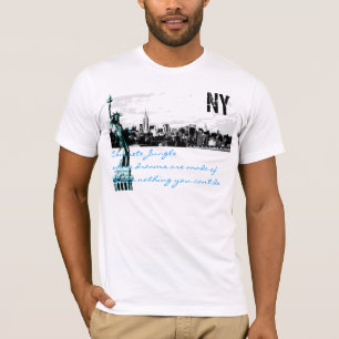 nyc skyline, statue of liberty, Concrete Jungle... T-Shirt