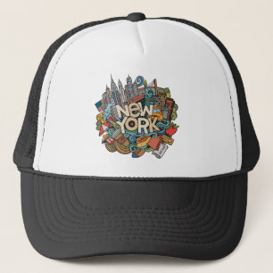 NYC Skyline Trucker Hat
