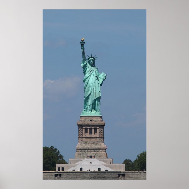 NYC Statue of Liberty | Beautiful Colourful Photo Poster (Front)