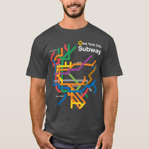 NYC Subway diagram gift T-Shirt