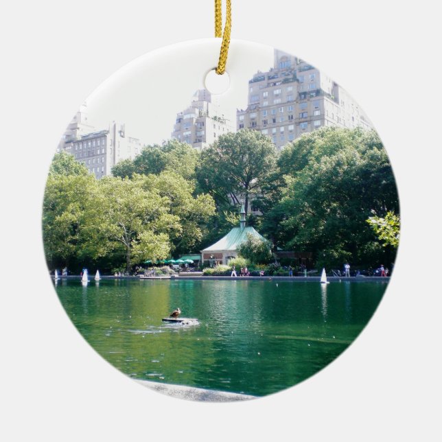 NYC Tavern on the Green Ceramic Ornament (Front)