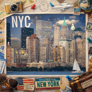 NYC – The City That Never Pauses Postcard