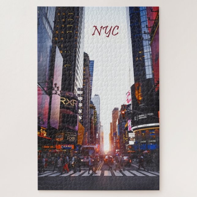 NYC Times Square New York City Jigsaw Puzzle (Vertical)
