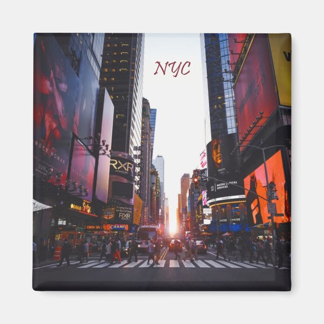 NYC Times Square New York City Magnet (Front)