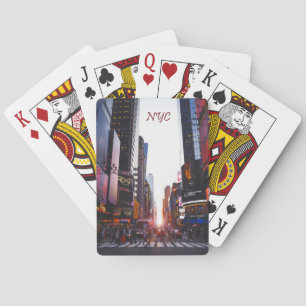 NYC Times Square New York City Playing Cards
