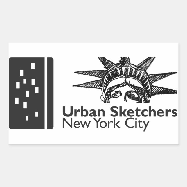 NYC Urban Sketchers Sticker (Front)
