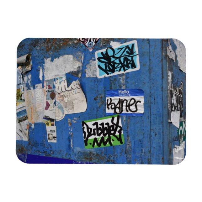 NYC Urban Street Photography Graffiti Art New York Magnet (Horizontal)