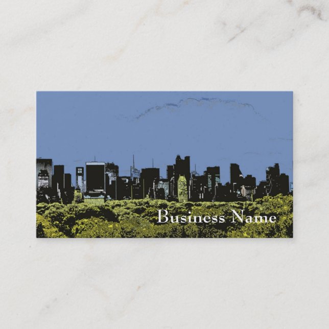 NYC View Business Card (Front)