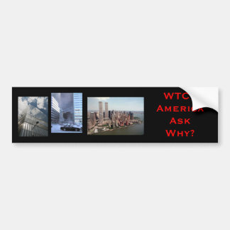 nyc, wtc7, wtc77, WTC7AmericaAsk Why? Bumper Sticker