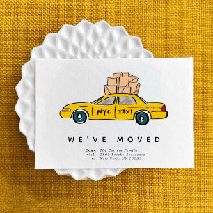 NYC Yellow Taxi We've Moved Moving Announcements