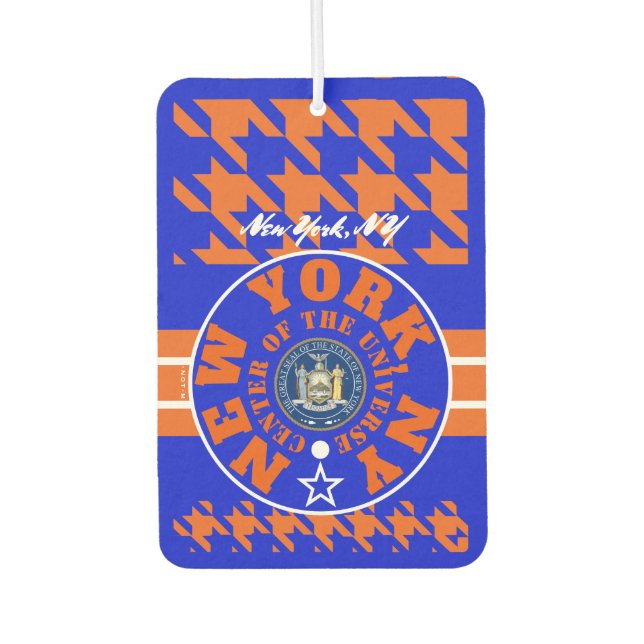 NYCCOU NEW YORK, NY (COU) 2htb  Car Air Freshener (Front)