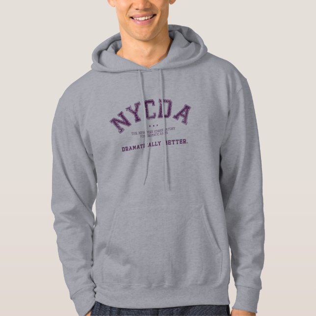 NYCDA Heather Grey Hoodie (Front)