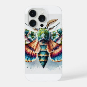 Nyceryx moth 200824IREF210 - Watercolor iPhone 15 Pro Case